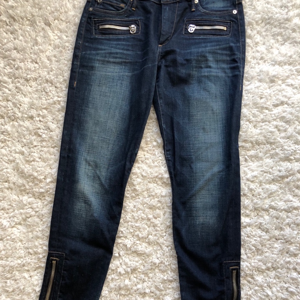 True Religion Halle Skinny Jeans w/ Zippers